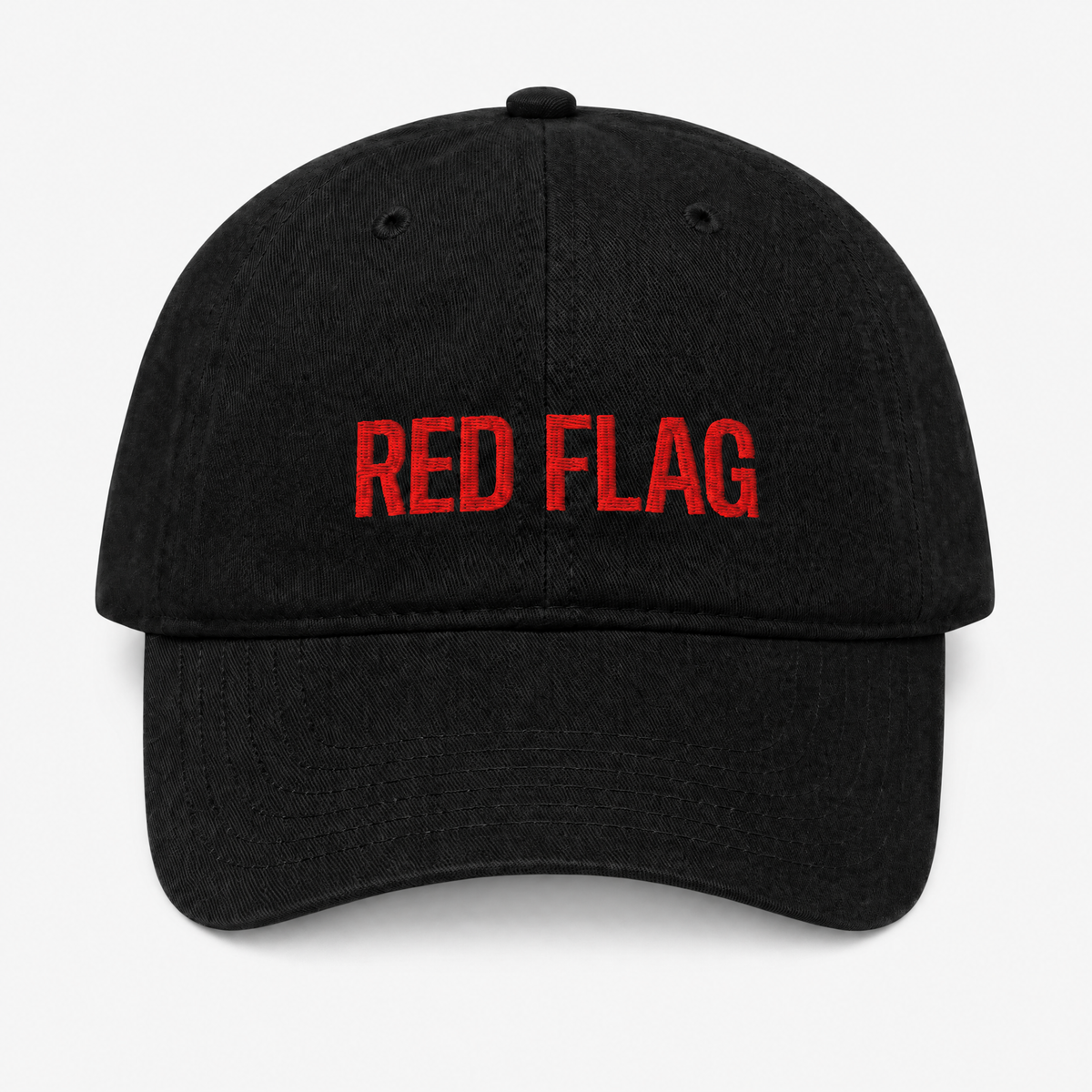 Red flag, studio product image
