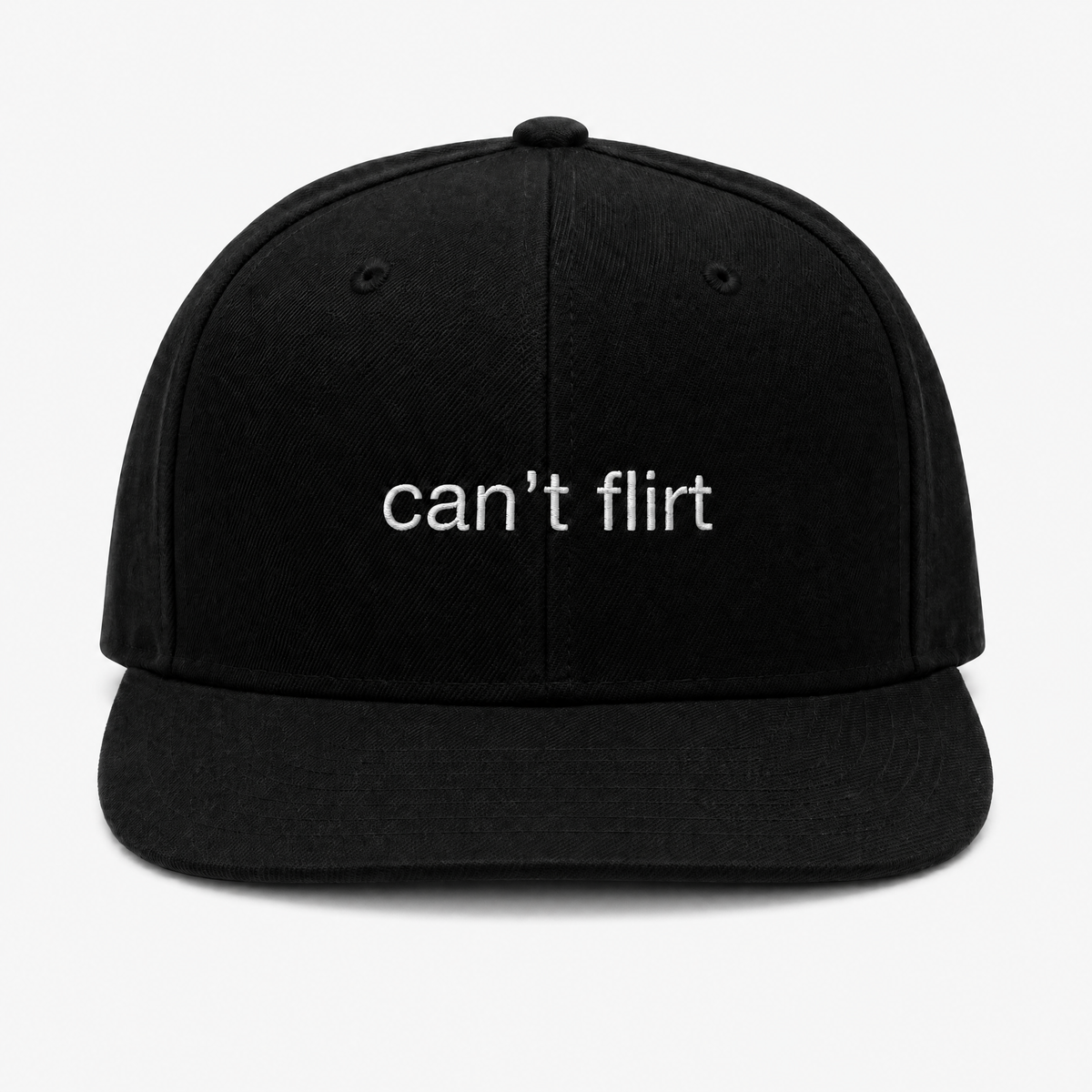Cant flirt, studio product image
