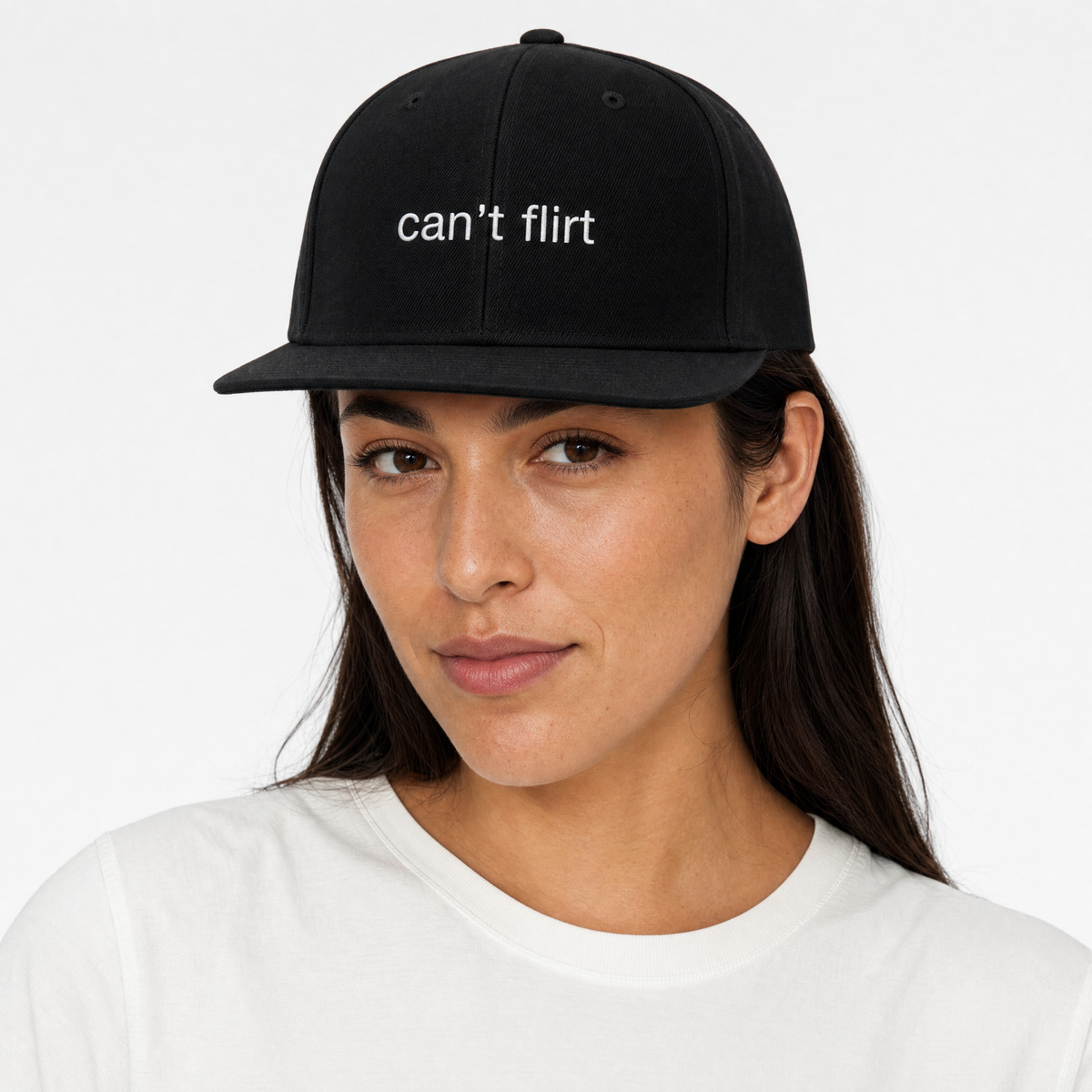 Cant flirt worn on a model — AI-generated visualization