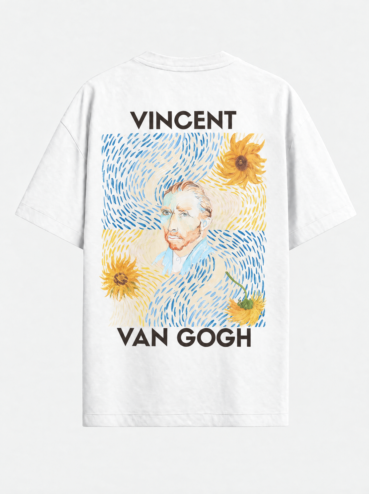 Vincent van Gogh tee in white, back