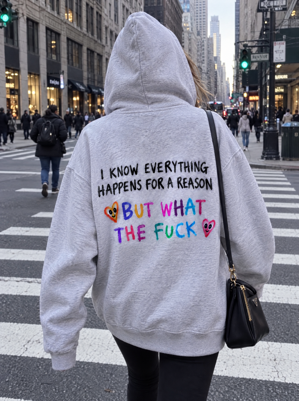 I know everything happens for a reason but what the fuck hoodie