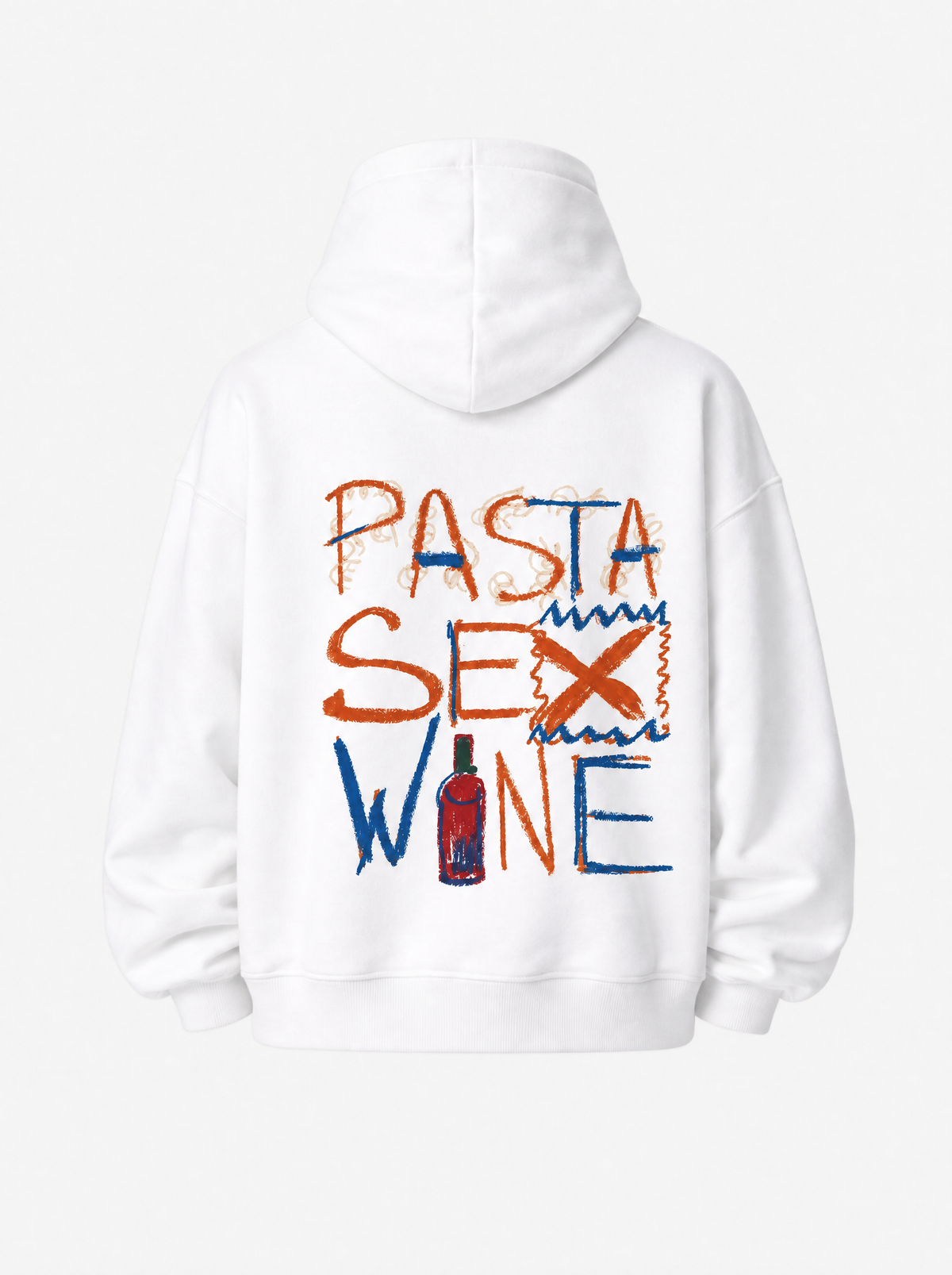 Pasta s*x wine hoodie