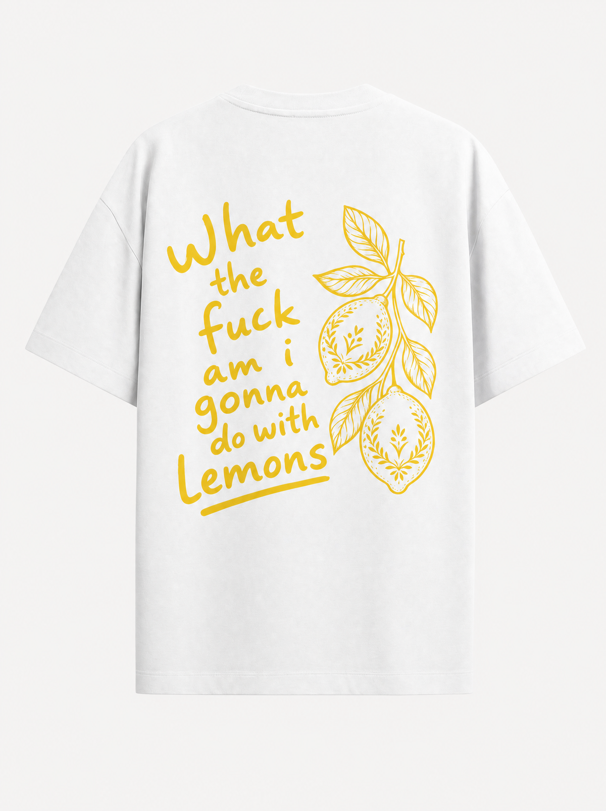 What the fuck am i gonna do with lemons
