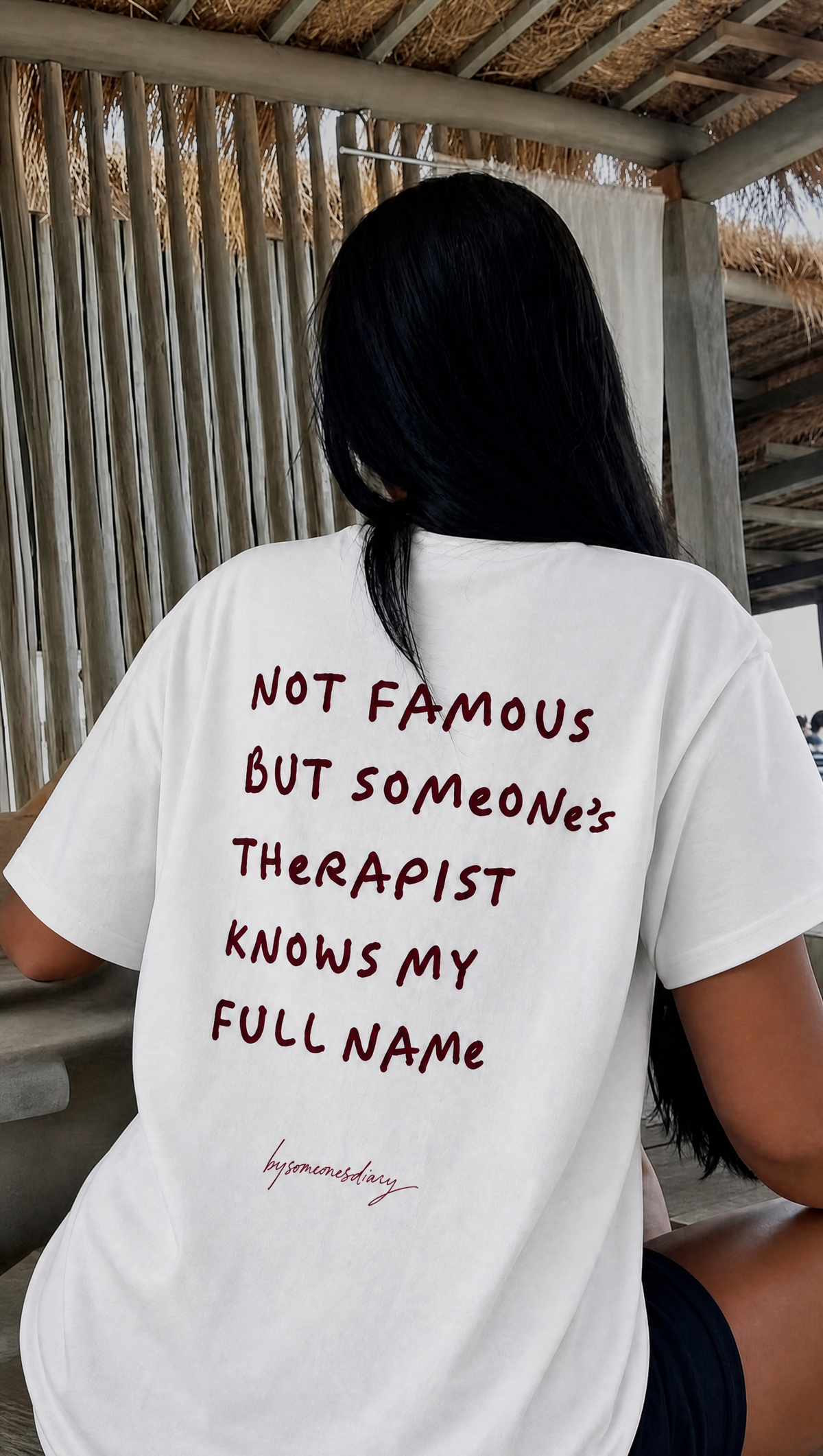 Not famous but someone's therapist knows my full name